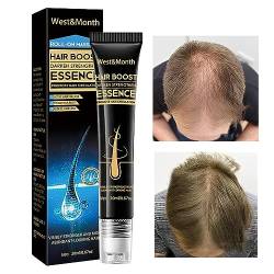 Massage-Haarwuchs-Essenz | Haarwuchsroller Biotin-Haaröl - Kopfhautmassagegerät für Haarwuchs mit Biotinöl für Haarwuchs, Wildwuchs-Haaröl zur Stimulierung der Kopfhaut Jpsdows von JPSDOWS