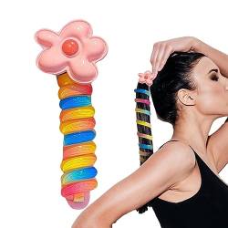 Spiral-Haargummis | Niedliche Haaraccessoires,Elastische Haargummis für Frauen, spurlos, niedlicher Haarschmuck, keine Falten, Spirale, Pferdeschwanz Jpsdows von JPSDOWS