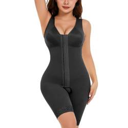 JPXJGT Fajas Colombianas Reductoras Moldeadoras Bodysuits for Women Shapewear Breathable Figure-Shaping Tummy Control Body Shaper(Color:Black,Size:M) von JPXJGT