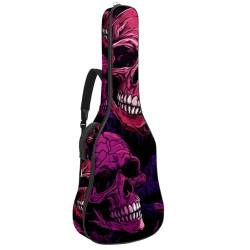 JRHEJTFZ Gitarrentasche aus wasserdichtem Oxford-Stoff, weicher Schaumstoff, gepolstert, 99 cm, 101,6 cm, 104,6 cm, 104,4 cm, Gitarren-Gigbag Rucksack – robuster Gigbag für Gitarristen, Cartoon-Lama, von JRHEJTFZ