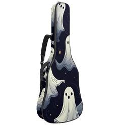 JRHEJTFZ Gitarrentasche für Akustikgitarre – Halloween-Element-Muster, Gitarrentasche – 101,6 cm, 106,7 cm, Gitarrenkoffer – passend für die meisten Gitarrengrößen, Mehrfarbig5, 42.9x16.9x4.7 in, von JRHEJTFZ