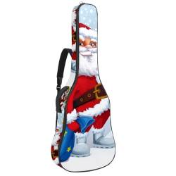 JRHEJTFZ Premium wasserdichte Oxford-Tuch Gitarrentasche - Robuster Gitarren-Gigkoffer mit verstellbaren Gurten und 0,39 Zoll dickem Polsterschwamm, abstrakt, futuristisch, Mehrfarbig5, 42.9x16.9x4.7 von JRHEJTFZ