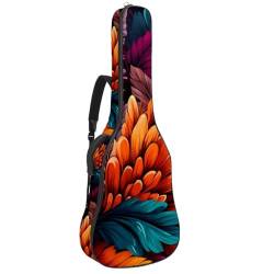JRHEJTFZ Tasche für Akustikgitarren – Thanksgiving Turkey Leaf.jpg Gitarrentasche, großer Gitarrenkoffer passend für die meisten Gitarrengrößen, Mehrfarbig 7, 42.9x16.9x4.7 in, Modern von JRHEJTFZ