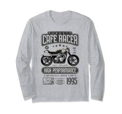 Cafe Racer Motorrad Geburtstag Biker Jahrgang 1995 Langarmshirt von JRRTS Motorrad-Geburtstags-Designs