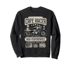 Cafe Racer Motorrad Geburtstag Biker Jahrgang 1996 Sweatshirt von JRRTS Motorrad-Geburtstags-Designs