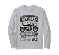 Cafe Racer Motorrad Geburtstag Biker Jahrgang 2002 Langarmshirt von JRRTS Motorrad-Geburtstags-Designs