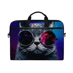 Laptop-Tasche mit Katzen-Motiv, für Laptops mit 38,1 cm (15 Zoll) von JSTEL