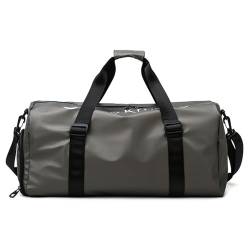 JTBDWOSK Sporttasche Reisetasche für Damen und Herren, Sporttasche mit Schuhfach und Nassfach, Leichte Wasserdicht Sport Duffel Bag Weekender Tasche Trainingstasche für Sport Gym Reise Yoga,Grau von JTBDWOSK