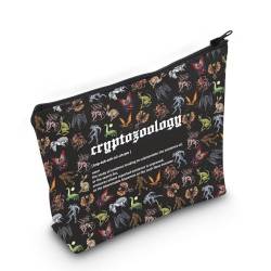 Cryptid Gift Cryptozoology Make-up-Tasche Cryptid Monster Geschenk für Frauen Cryptid Creatures Kosmetiktasche, Kryptozoologie-Tasche EU, Kosmetiktasche mit Aufdruck von JTOUK