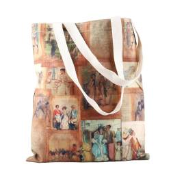 JTOUK Vintage Jane Austen Bookish Geschenktasche Büchertasche für klassische Novel-Liebhaber, Jane Austen Tote EU, 13.78 inch x 14.96 inch, Large von JTOUK