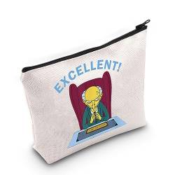 Lustige 90er Jahre Cartoons Show inspiriert Mr. Burns ausgezeichnete Leinwand Make-up Tasche für Fans, Hervorragend! Tasche Eu, Kosmetiktasche mit Druck von JTOUK