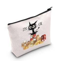 Postangestellte, Make-up-Tasche für Damen, Mail I'm Ok Bag EU, Kosmetiktasche mit Aufdruck von JTOUK