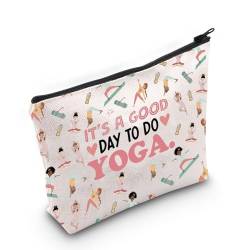 Yoga-Geschenk für Yoga-Lehrer, Make-up-Tasche, Meditationsgeschenk, Zen-Geschenk, It's a Good Day to Do Yoga-Kulturbeutel, Do Yoga EU, Kosmetiktasche mit Druck von JTOUK