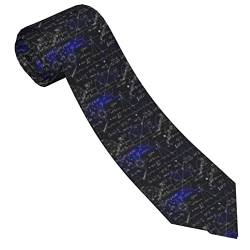 Herren Krawatte Mathematische Endlose Formeln Physik Wissenschaft Spaß Herren Krawatte Business Krawatte für Freizeitpartys, Schwarz , Einheitsgröße von JTRU