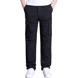 JUANMAO Arbeitshosen Männer Baumwolle Men Pants Outdoorhose Cargohose Herren Stretch Chino Hose Männer Leinen Hosen Casual Lässige Freizeithose Anzughose Herren Stretch Chino Hose Chinohose Casual von JUANMAO