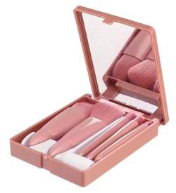 Einfach Zu Tragende Spiegel-Makeup-Pinsel, 5-Teiliges Makeup-Pinselset Mit Geschenkbox Beauty Tools (4) von JUDEWY