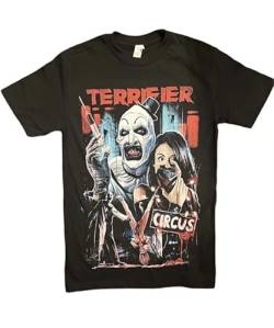 Terrifier - Art The-Clown Black Short Sleeve T-Shirt, Shirt Sz Small von JUEQI