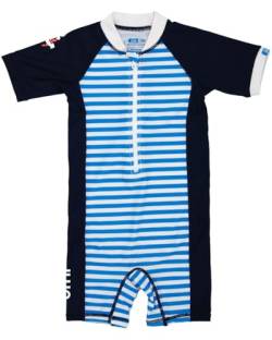 JUJA Schwimmanzug mit UV-Schutz - Sonnenschutz-Anzug für kleine Kinder, aus recycelten PET-Flaschen - Baby-Schutzkleidung, Badeanzug - Langarm/Kurzarm, für Jungen & Mädchen von JUJA