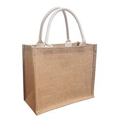 JUJUCAT strandtasche jute leinenbeutel vintage klein jutetasche shopper strandtasche jute aesthetic blumen kinder muster täglich von JUJUCAT