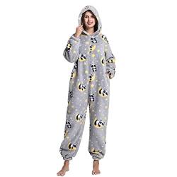 JULGIRL Erwachsene Unisex Onesie Tier Schlafanzug Cosplay Pyjamas Halloween Karneval Kostüm Loungewear von JULGIRL
