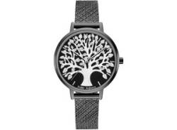 Quarzuhr JULIE JULSEN "Tree of Life Black, JJW1277BLKME" Armbanduhren schwarz Damen Quarzuhren von JULIE JULSEN