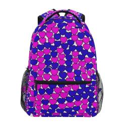 JUMPBEAR Reiserucksack, passend für 38,1 cm (15 Zoll) Laptop, schlank, wasserdicht, langlebig, lässiger Tagesrucksack für Damen und Herren, College-Schultasche, Violett, violett von JUMPBEAR