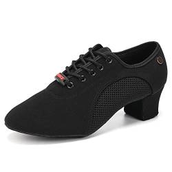 JUODVMP Geschlossene Tanzschuhe Latein Jazz Damen Lehrleistung Standard Gesellschaftstanzschuhe Schnürung ModernModell 902,39 EU von JUODVMP