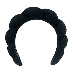 JUOPZKENN Kreatives Handgefertigtes Twist-Schwamm-Stirnband, Europäisches und Amerikanisches High-Totenkopf-Stirnband, Handtuch-Samt-Stirnband, Gedrehte Neue Kopfbedeckung(#1) von JUOPZKENN