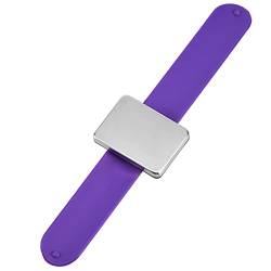 Magnetisches Handgelenk, Haarklammern, Armband, mehrfarbig, Friseurzubehör für Friseursalon Verwendung (#4 - Purple) von JUOPZKENN