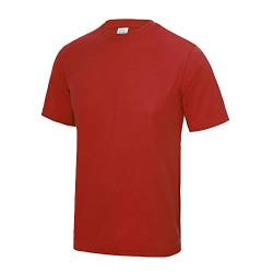 JUST COOL - Herren Funktionsshirt 'Cool T' / Fire Red, 3XL von JUST COOL