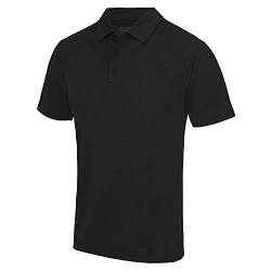 Just Cool - Herren Funktions Poloshirt 'Cool Polo' 3XL,Jet Black von JUST COOL