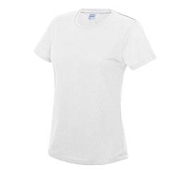 JustCool - Damen Funktionsshirt 'Cool T' / Arctic White, S von JUST COOL