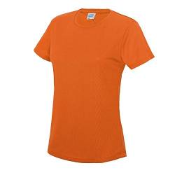 JustCool - Damen Funktionsshirt 'Cool T' / Electric Orange, L von JUST COOL