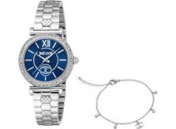 Quarzuhr JUST CAVALLI TIME "Varenna, JC1L273M0045" Armbanduhren silberfarben Damen Quarzuhren von JUST cavalli time