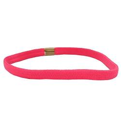 JUSTFOX - Sporthaarband Stirnband Haargummi Haarband für Sport Fussball, Yoga, Fitness dunkel Rosa von JUSTFOX