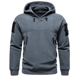 JUTOO Hoodie Essentials, Herren Basic Kapuzenpullover Langarm Sweatshirts Classic Männer Druck Pullover Unisex Casual Hoodie Herre Gefüttert Hoddie S Hoodie Vintage Hoodies Pullover (3XL, Gray) von JUTOO