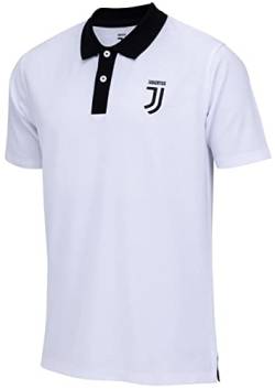 Juventus Poloshirt, offizielle Kollektion – Herren, weiß, L von JUVENTUS