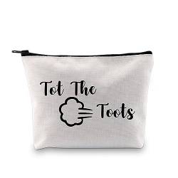 JXGZSO Lustiges Parof-Geschenk Tot The Toots Kosmetiktasche Tasche Gag Geschenk Humorvolles Thema Geschenk für Frauen, Tot The Toots von JXGZSO