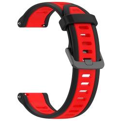 JYMYI 18mm Uhrenarmbänder für Huawei Watch GT4 41mm Armband Ersatzarmbänder, Silikon Armbinde Gurt Huawei Watch GT4 41mm Ersatzband Gürtel, Armbänder für Huawei Watch GT4 41mm Uhrenarmband (Rot) von JYMYI