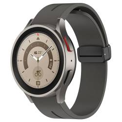JYMYI 20mm Ersatzband Armbinde Gurt für Galaxy Watch 6 / Watch 5 / Watch 4 Armband, Uhrenarmband Armbänder für Galaxy Watch 6 Classic/Watch 5 Pro/Watch 4 Classic Uhrenarmbänder Bracelet (Grau) von JYMYI