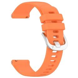 JYMYI 22mm Armbinde Gurt Ersatzband für Honor Watch 4 Pro Armband, Silikon Ersatzarmbänder Dauerhaft Uhrenarmband Gürtel, Komfortabel Armbänder für Honor Watch 4 Pro Uhrenarmbänder (Orange) von JYMYI