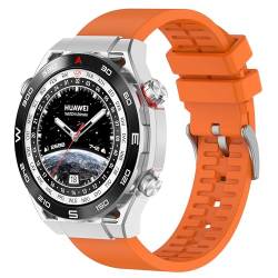 JYMYI 22mm Uhrenarmbänder für Huawei Watch GT Runner/Watch GT3 46mm Armband, Ersatzband Armbänder Uhrenarmband für Huawei Watch GT2 Pro/GT 2e / Watch 3 Ersatzarmbänder Armbinde Gurt (Orange) von JYMYI