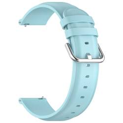JYMYI Uhrenarmband für CMF by Nothing Watch Pro Smartwatch Armband, 22mm Echtes Leder Armbinde Gurt CMF Watch Pro Ersatzarmbänder, Uhrenarmbänder für CMF by Nothing Watch Pro Armbänder (Blau 1) von JYMYI