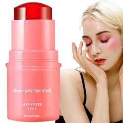 Jacekee Jelly Lippenstift-Tönung, Jelly Blush Stick-Tönung - 5g Make-up Lipgloss - Gute Farbgebung für Lippen und Wangen, Lidschatten mit Geleefrüchten, natürlich für Frauen von Jacekee