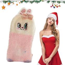 Tierische Fuzzy-Socken | Kuschelige dicke Plüschsocken - Bequeme Socken für Frauen, Teenager-Mädchen, lustige Socken für Frauen, Plüschsocken für Weihnachten Jacekee von Jacekee