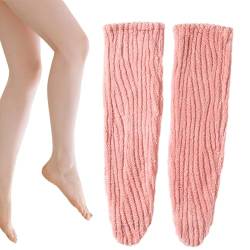 Winter rutschfeste dicke Fuzzy-Socken | Verlängerte und verdickte Winterstrümpfe,Weiche und bequeme Slipper-Socken, Geschenk für Freundin und Mutter Jacekee von Jacekee