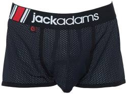 Jack Adams Herren Boost| Air Mesh Jockstrap mit Schlinge Badehose, Schwarz, Small von Jack Adams