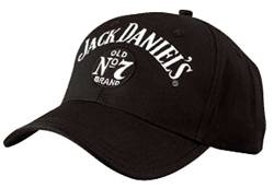 F&M Hat CompanyHerren Baseball Cap Schwarz Schwarz von Jack Daniel's