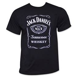 Jack Daniel Old No.7 Whiskey Logo Graphic T-Shirt Gr. S, Schwarz von Jack Daniel´s