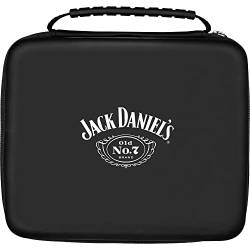 Jack Daniel's Offiziell lizenzierte Strong Luxor EVA Darts Schutzhülle | Weiß (W368), Schwarz , Jack Daniel's Luxor Eva Dart-Etui, Schwarz von Jack Daniel's